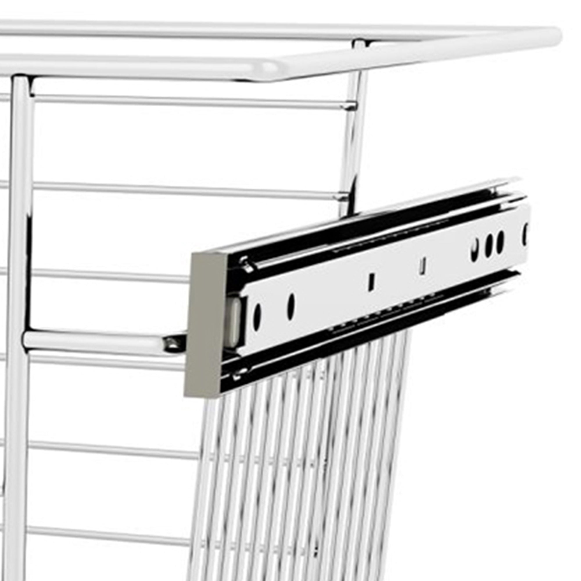 Rev-A-Shelf Sidelines CBSL-181410CR-3 18" Chrome Pullout Closet Storage Basket - VMInnovations