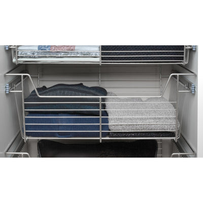 Rev-A-Shelf Sidelines 18" Chrome Pullout Closet Basket (3 Pack) (Open Box)