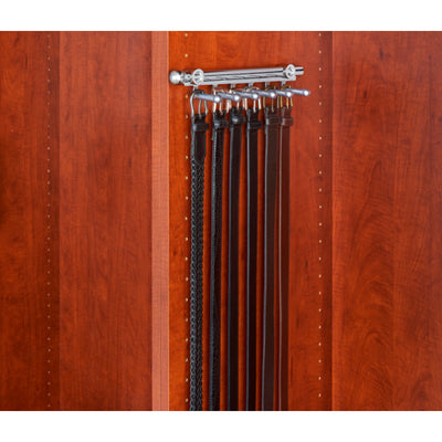 Rev-A-Shelf 12" Pullout Belt & Scarf Closet Organizer, Chrome, CBSR-12-CR - VMInnovations