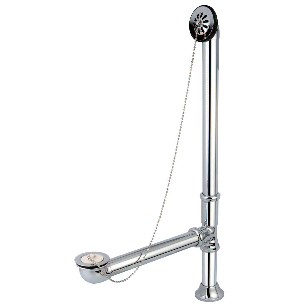 Kingston Brass 20 Gauge Vintage Clawfoot Tub Waste and Overflow Drain, Chrome