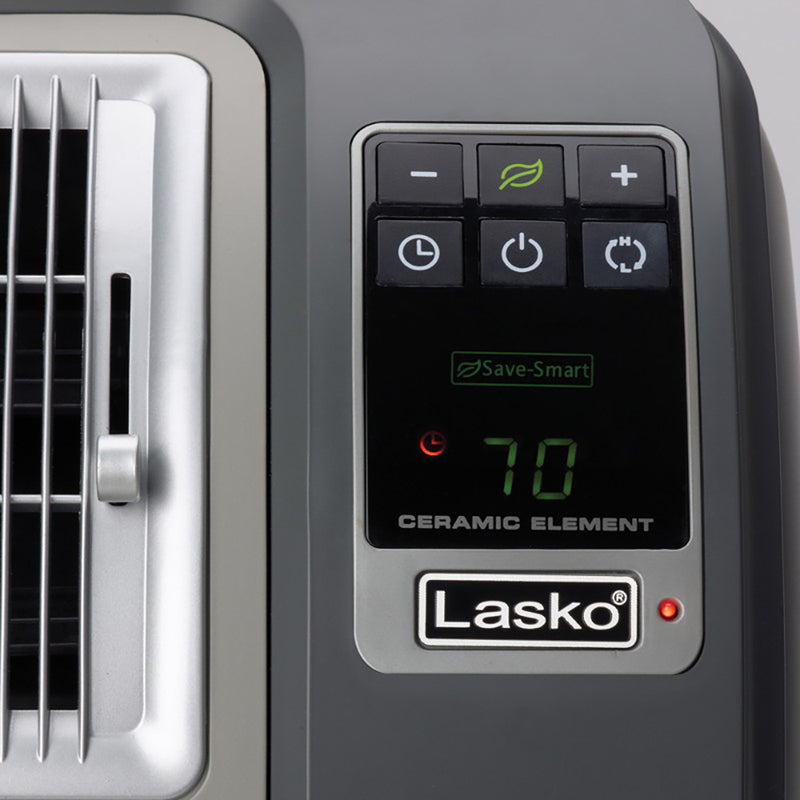 Lasko CC24841 Portable Digital Cyclonic Ceramic Space Heater w/ Remote (2 Pack)