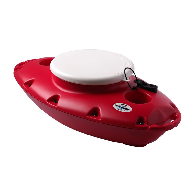 CreekKooler PuP Floating Insulated 15 Quart Kayak Beverage Cooler, Red(Open Box)