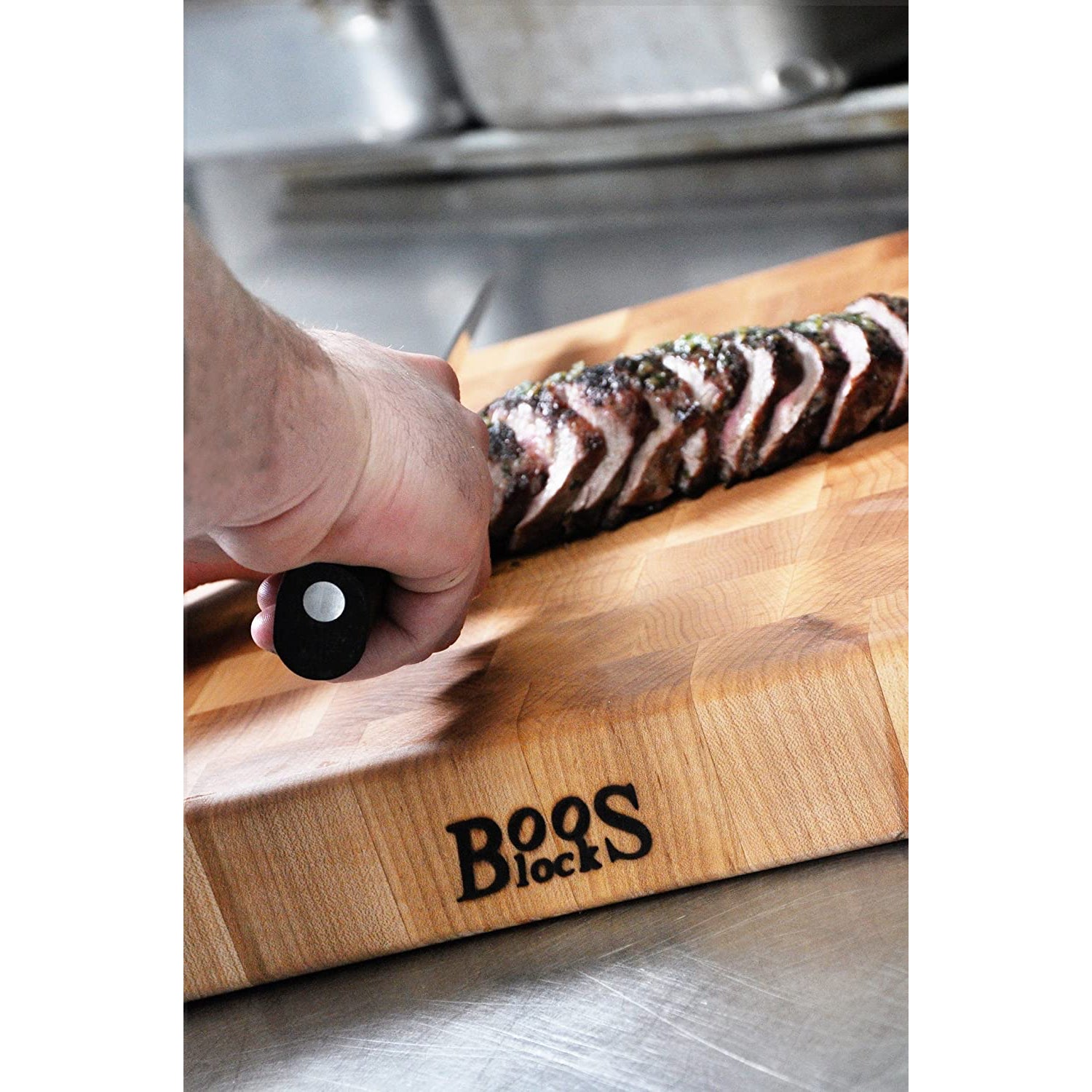 John Boos Classic 12x12 Inch Maple Wood Chopping Block w/ Moisture Cream 3 Pack