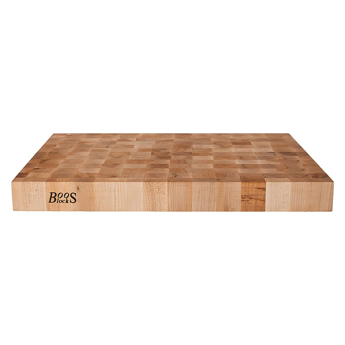 John Boos Block Reversible Wood Chopping Block Bundle w/ 3 Piece Maintenance Set