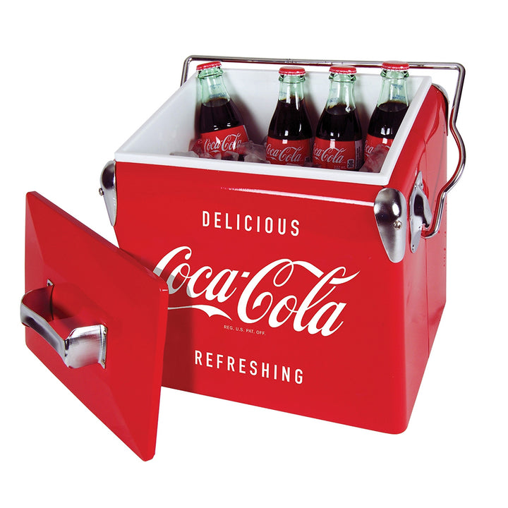 Koolatron Official Coca Cola Design 14 Quart 13 Liter Drink Cooler (Open Box)