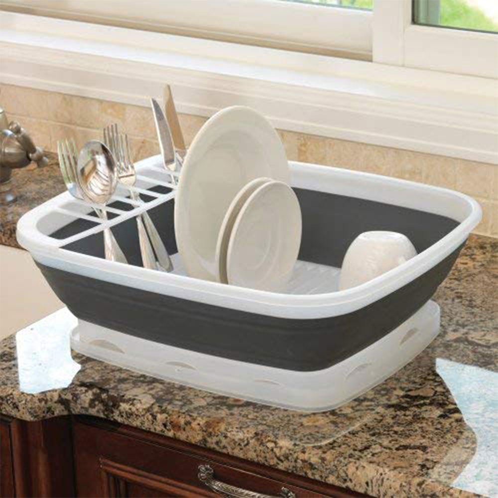 Progressive International Plastic Collapsible Dish Rack Drain Board (Open Box)