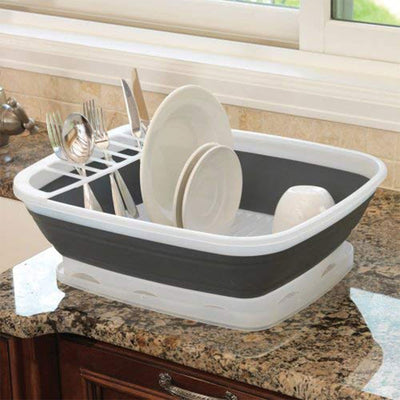 Progressive International Plastic Collapsible Dish Rack Drain Board (Open Box)