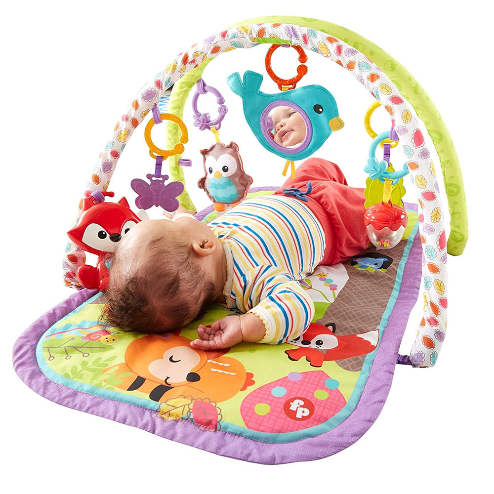 Fisher-Price CDN47 3 in 1 Musical Activity Baby Play Mat Floor Gym with 5 Toys - VMInnovations