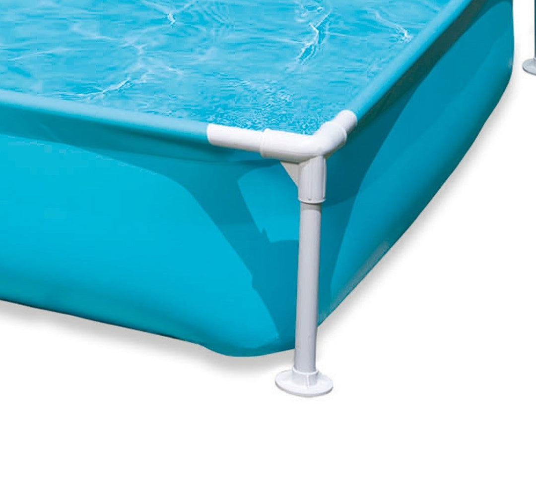 Intex Mini Frame Kiddie 4ft x 4ft x 12in Beginner Frame Swimming Pool (5 Pack)