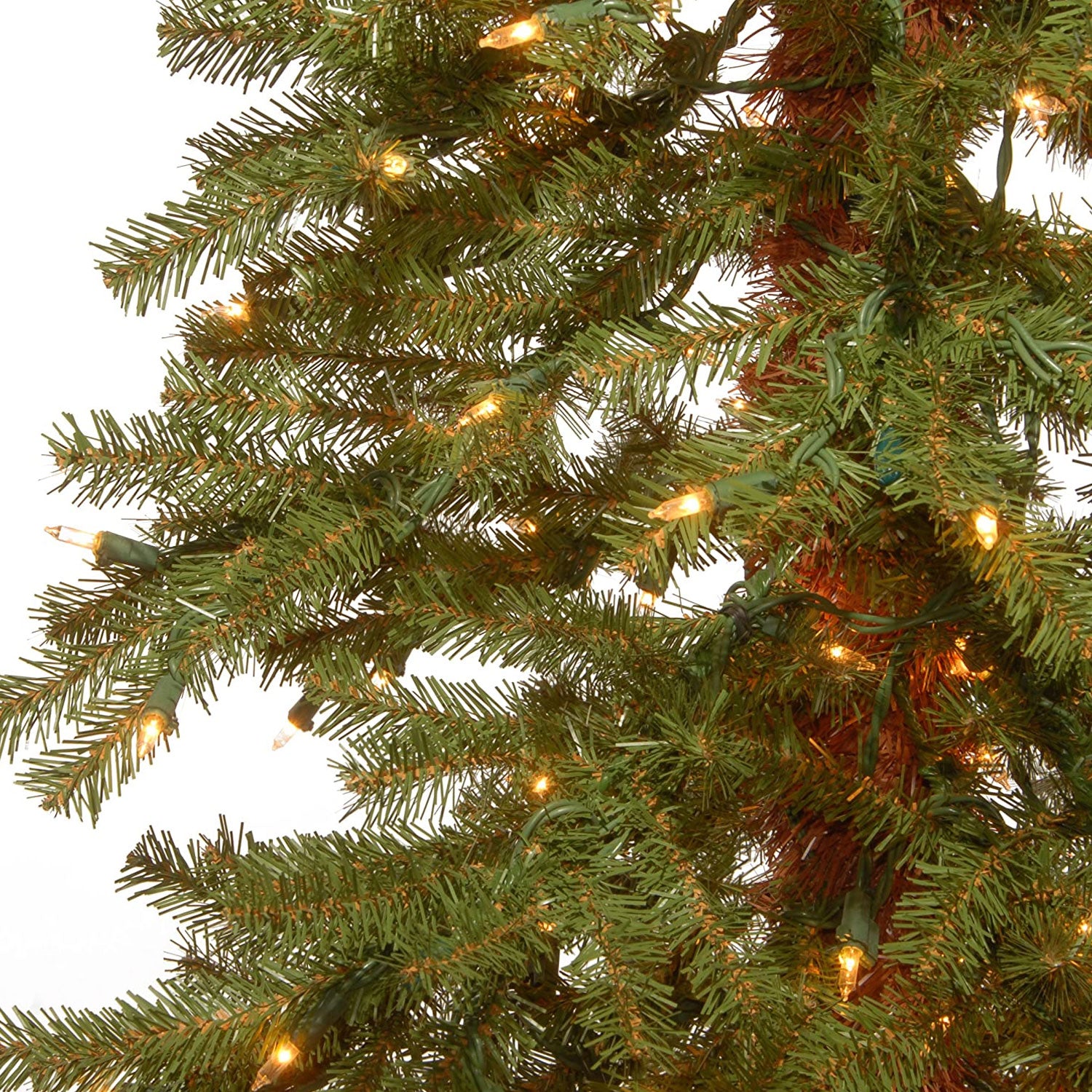 National Tree Company Hickory Cedar 5 Foot Prelit Christmas Tree with Lights