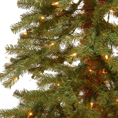 National Tree Company Hickory Cedar 5 Foot Prelit Christmas Tree with Lights
