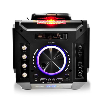 Pyle PA Loudspeaker Portable Bluetooth Karaoke Speaker System w/ Mic (2 Pack) - VMInnovations