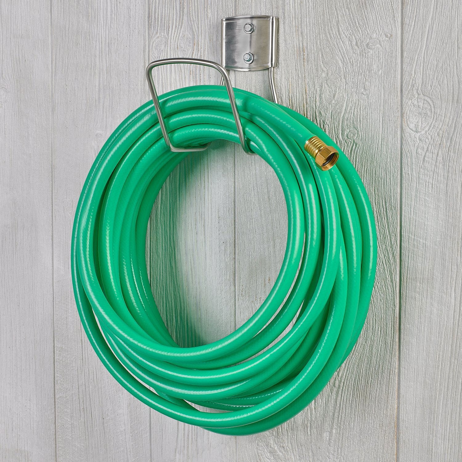 Liberty Garden Wall Mounted 125' Garden Hose Butler Hanger Organizer (2 Pack) - VMInnovations