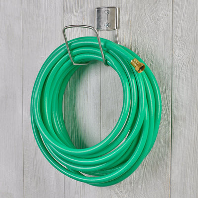 Liberty Garden Wall Mounted 125' Garden Hose Butler Hanger Organizer (2 Pack) - VMInnovations