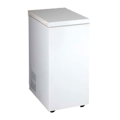 Avanti 2.5 Cubic Foot Stand Alone Upright Chest Deep Freezer, White (Open Box)