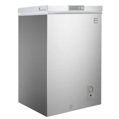 Avanti CF353M3S-IS 3.5 Cubic Foot Compact Upright Chest Deep Freezer, Silver
