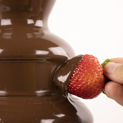 Nostalgia 32 Oz 4 Tier Stainless Steel Chocolate Fondue Fountain (Open Box) - VMInnovations