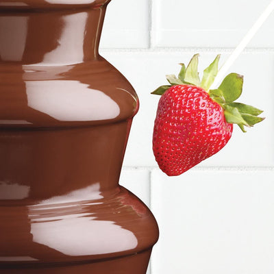 Nostalgia 32 Oz 4 Tier Stainless Steel Chocolate Fondue Fountain (Open Box) - VMInnovations