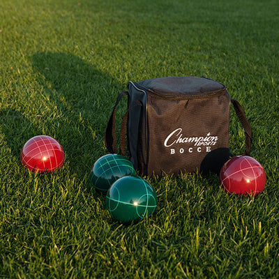 Champion Sports CG200 Classic Bocce Ball Set with Tote (Certified Refurbished)