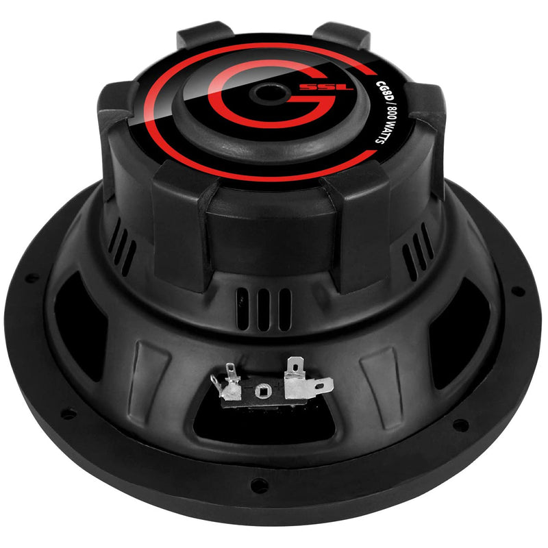 SOUNDSTORM CG8D 8 Inch 800W 4 Ohm Dual Voice Coil Car Audio Stereo Subwoofer