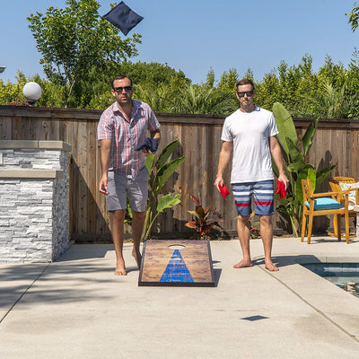 GoSports Classic Cornhole Bean Bag Backyard Lawn Game, Rustic (Open Box) - VMInnovations