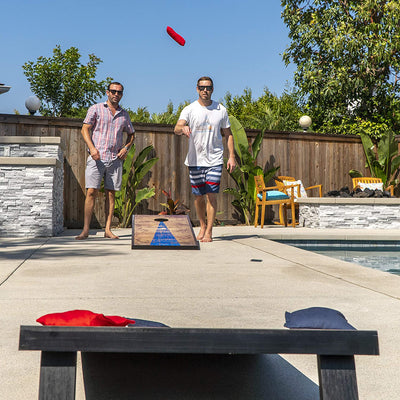 GoSports Classic Cornhole Bean Bag Backyard Lawn Game, Rustic (Open Box) - VMInnovations