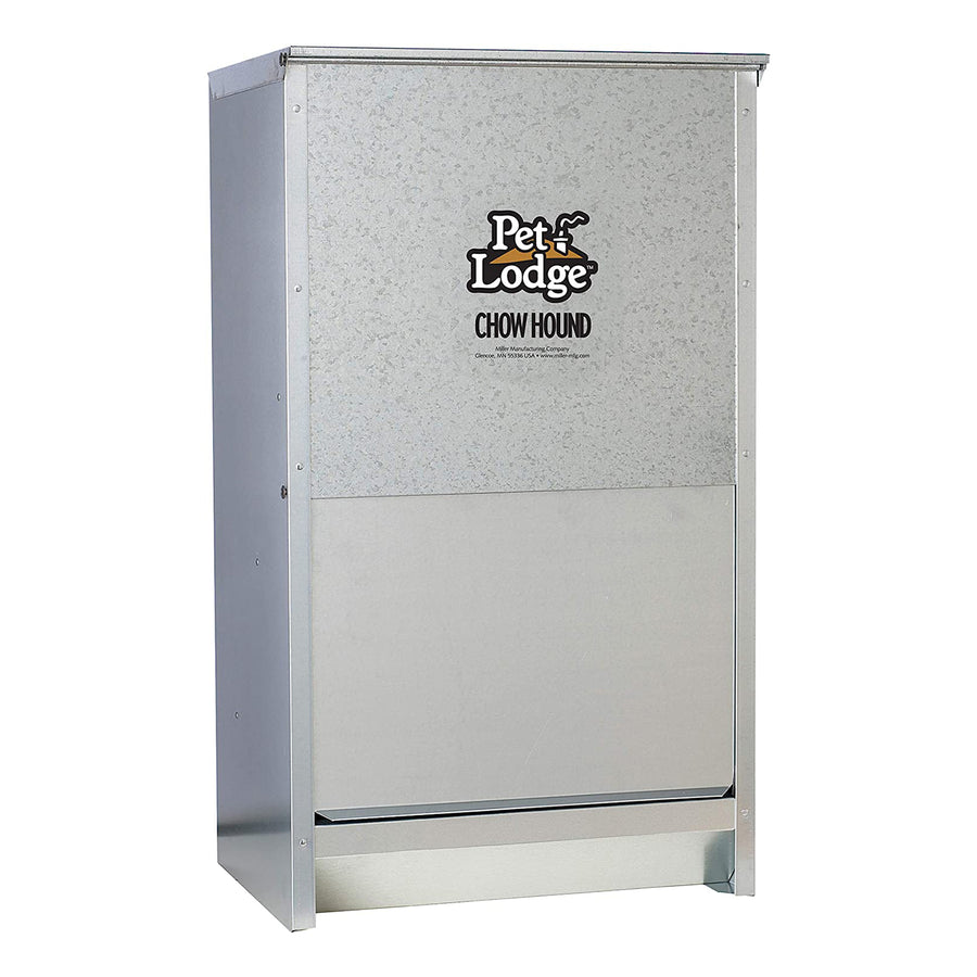 Little Giant Dry Food Steel Dog Feeder Chow Hound 50 Pound Capacity (Open Box) - VMInnovations