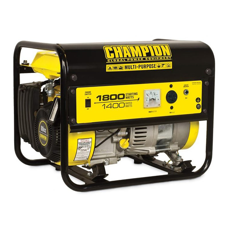 Champion 1400 Watt Recoil Start Gas Powered RV & Home Generator (For Parts)