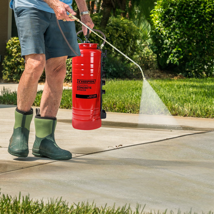 Chapin 3.5 Gallon Tri Poxy Industrial Concrete Open Head Handheld Tank Sprayer (2 Pack)