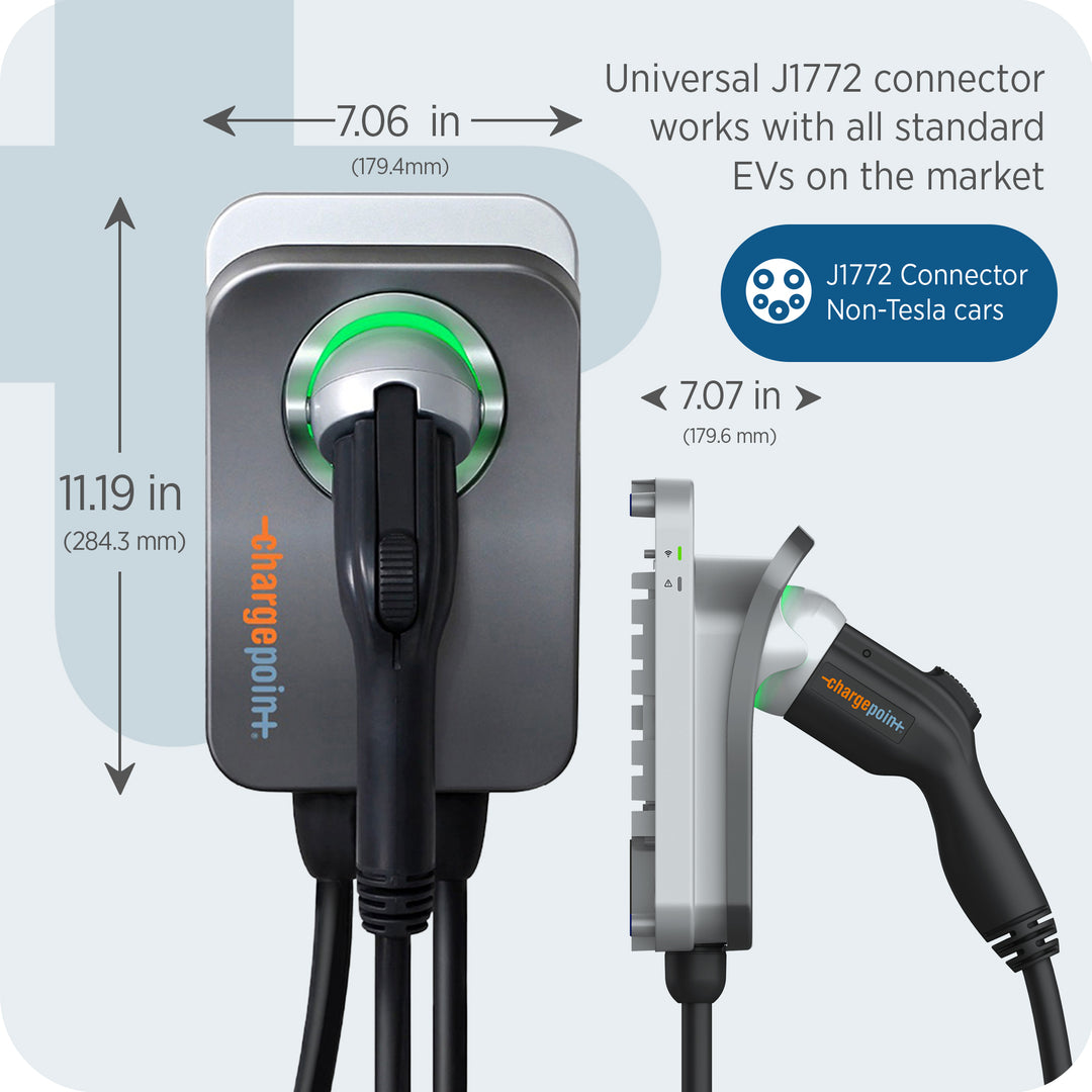 ChargePoint Home Flex Level 2 WiFi NEMA 14-50 Plug Electric Vehicle EV Charger