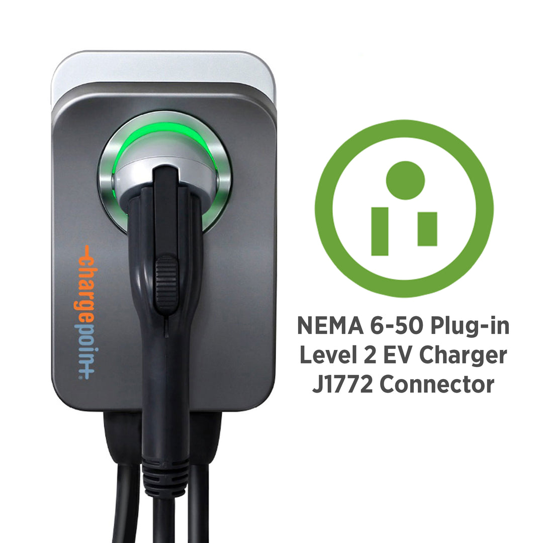 Home Flex Level 2 WiFi NEMA 6-50 Plug Electric Vehicle EV Charger (Open Box) - VMInnovations