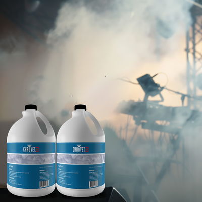 Chauvet DJ 1 Gallon Bottle of Fog Smoke Juice Fluid for Fog Machines (2 Pack)
