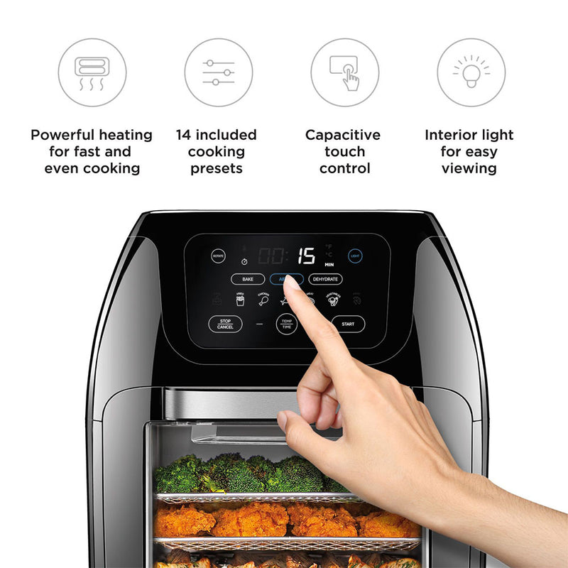 Chefman Family Sized 14 in 1 Digital LED Air Fryer and Convection Oven(Open Box)