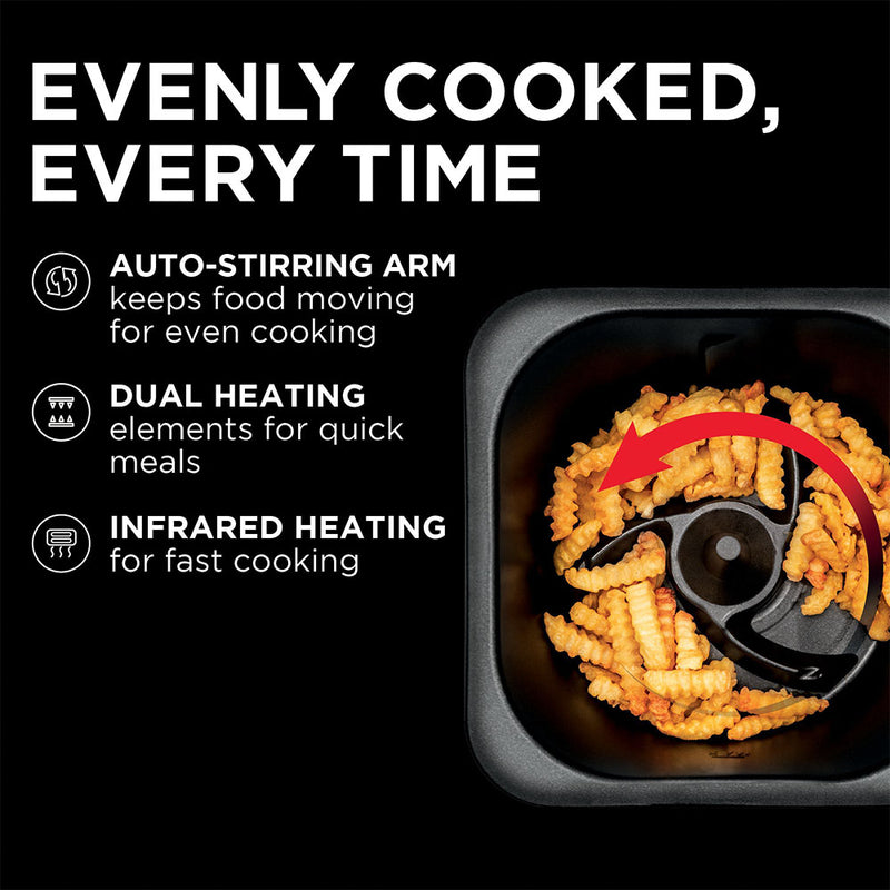 Chefman Family Sized Auto Stir 14 in 1 Digital LED Air Fryer and Convection Oven
