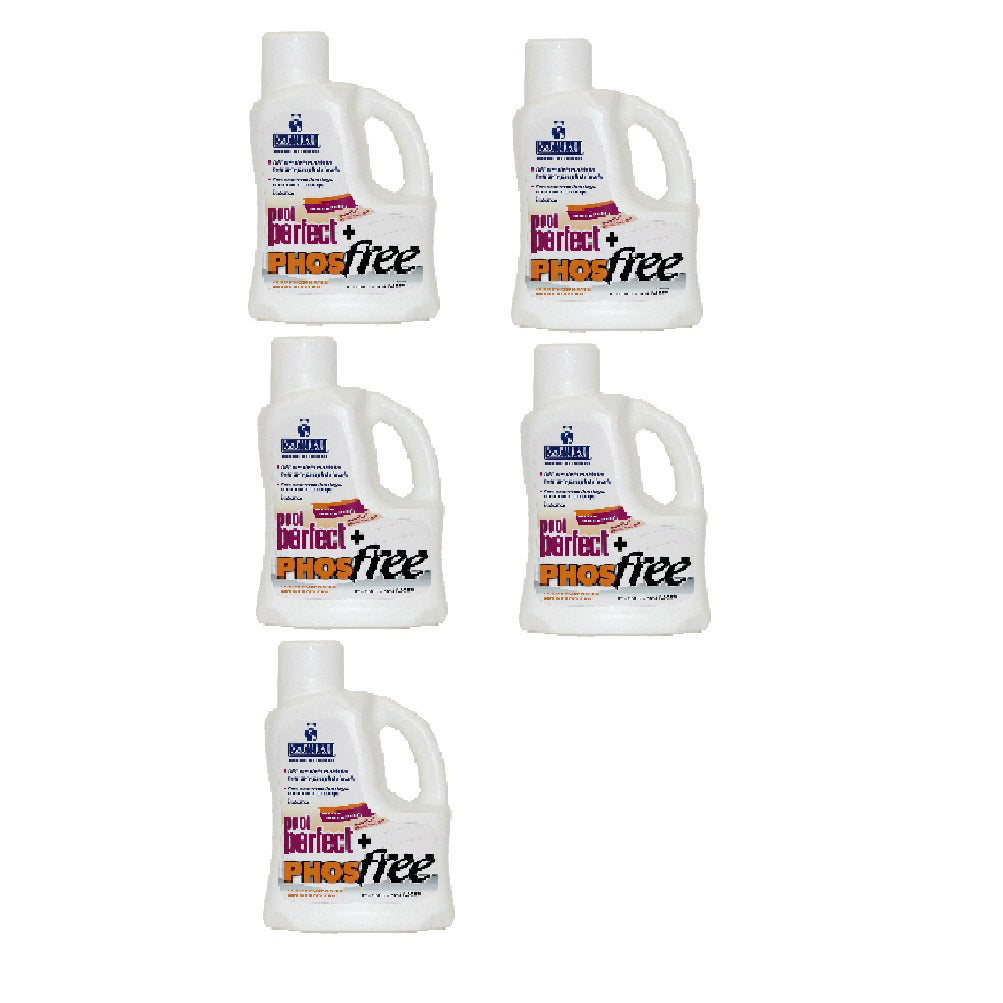 Natural Chemistry Spa Swimming Pool Perfect Plus PHOSfree, 3 Liters (5 Pack)