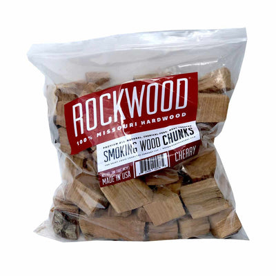 Rockwood Missouri 3-5lb Hardwood Low & Slow Smoking Wood Chunks, Cherry (4 Pack)