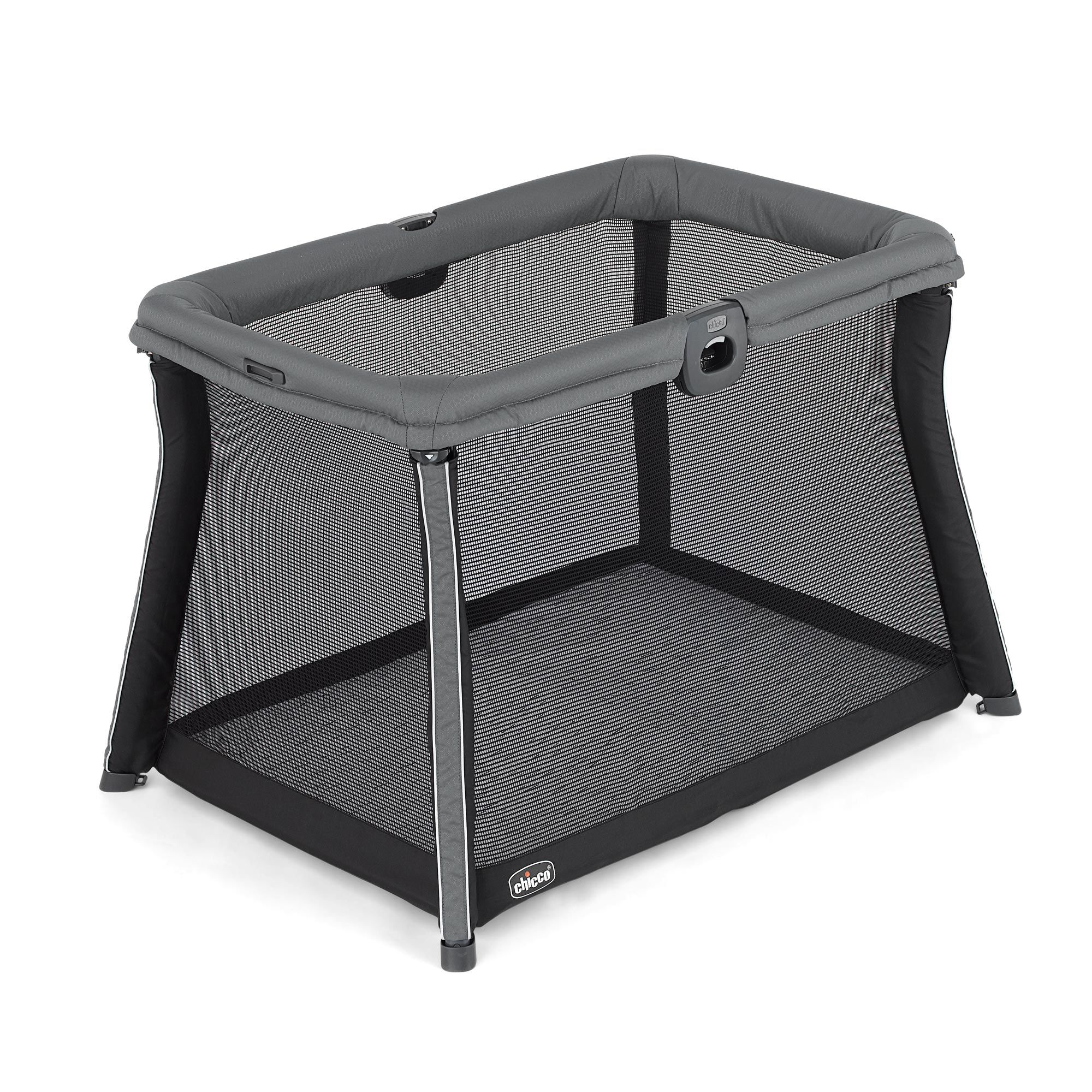 Chicco FastAsleep Go Full Sized Travel Infant Playard, Graphite Gray (Open Box)