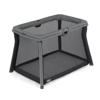 Chicco FastAsleep Go Full Sized Travel Infant Playard, Graphite Gray (Open Box)