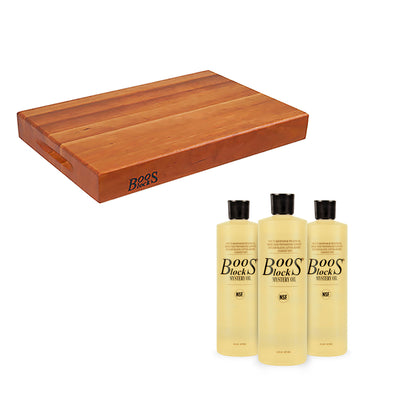 John Boos Reversible 18 Inch Butcher Cutting Board Set (3 Pack) - VMInnovations