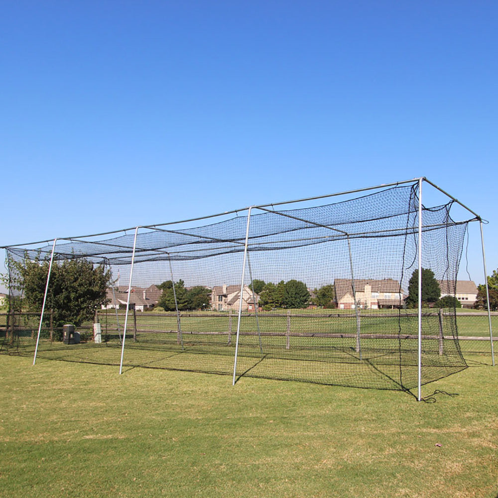 Cimarron Sports Twisted Rubber Baseball Batting Cage Net, 30x12x10 Feet (Used)
