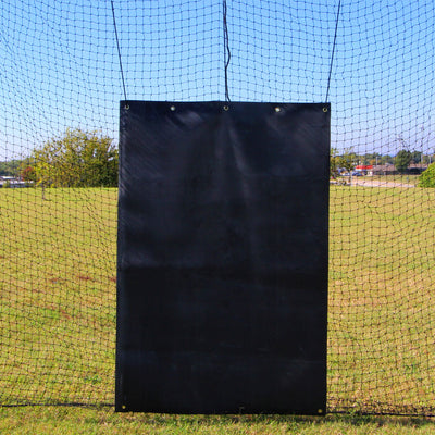 Cimarron 5x7 Ft Baseball Batting Cage Netting Rubber Backstop Saver (Open Box)