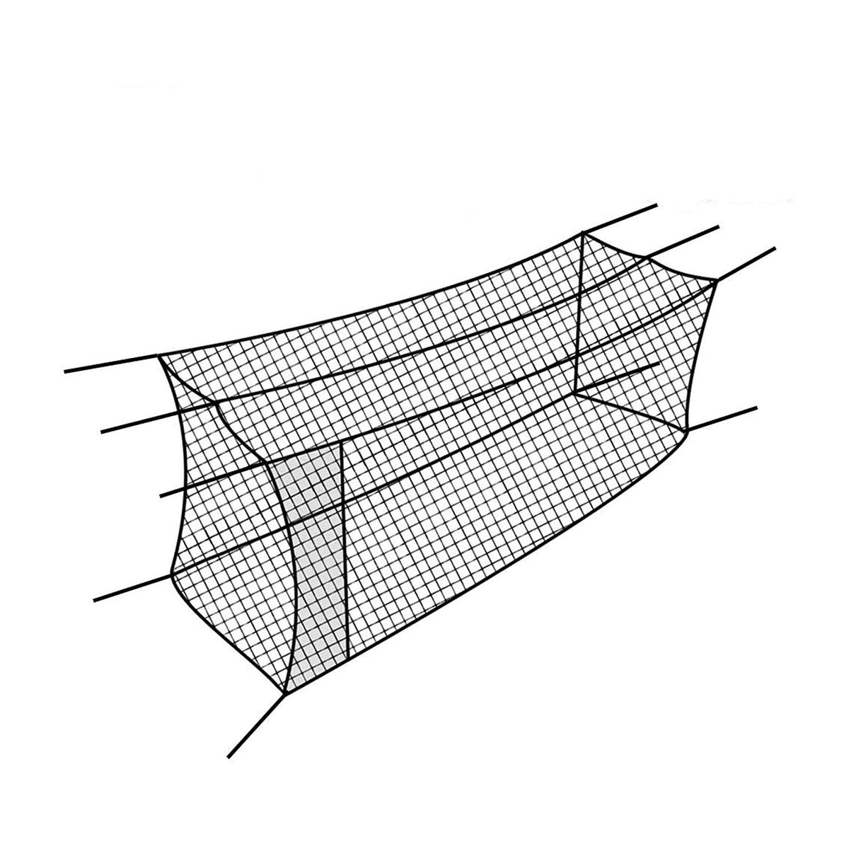 Cimarron Sports Twisted Baseball Batting Cage Net w/ 4-Foot Access Door (Used)