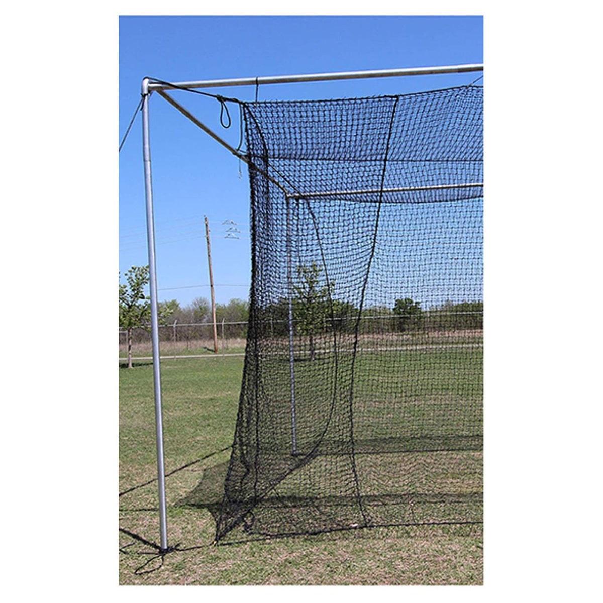Cimarron Sports Twisted Baseball Batting Cage Net w/ 4-Foot Access Door (Used)