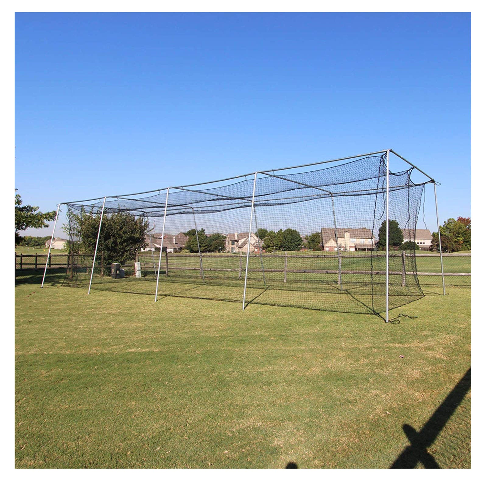 Cimarron Sports Twisted Baseball Batting Cage Net w/ 4-Foot Access Door (Used)