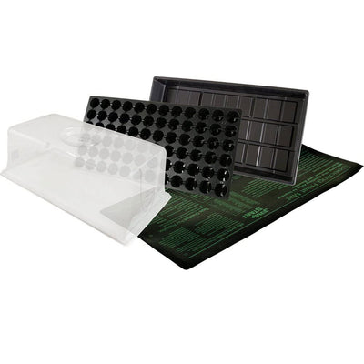 HYDROFARM CK64060 Germination Hot House with Heat Mat Hydroponic Grow (Open Box) - VMInnovations
