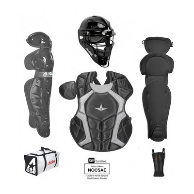 All-Star Sports Players Series Protective Gear Catchers Set, Black (Used)