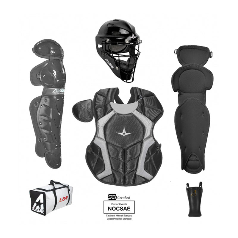 All-Star Sports Players Series Protective Gear Catchers Set, Black (Used)