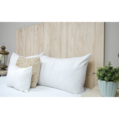 Barn Walls Floating Hanger Handmade 4 Panel Wall Headboard, King (Used)