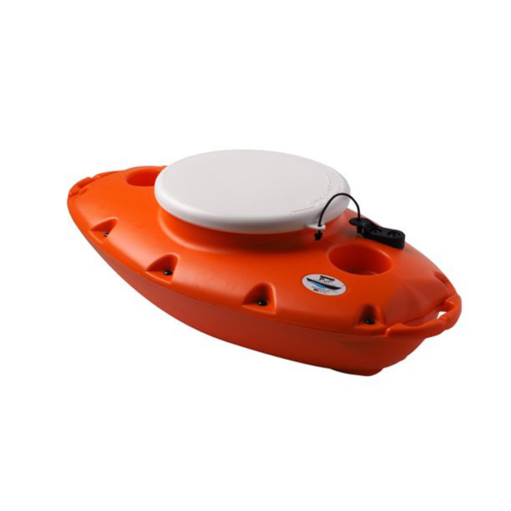 CreekKooler 15 Quart Floating Beverage Portable Pup Cooler with 8 Foot Tow Rope