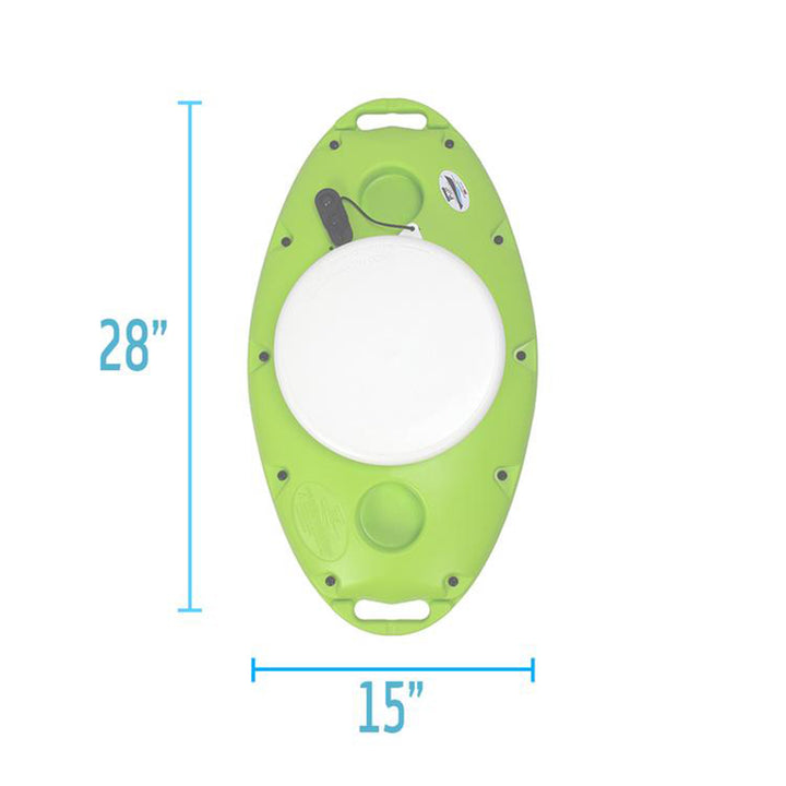 CreekKooler Pup 15 Quart Portable Floating Beverage Water/Can Cooler, Green - VMInnovations